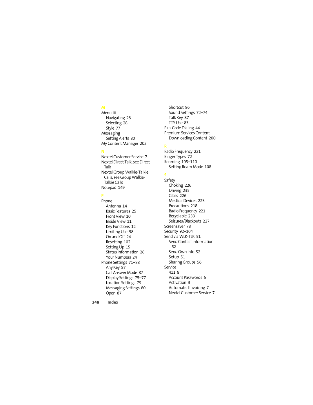 Motorola Ic602 manual Talk 