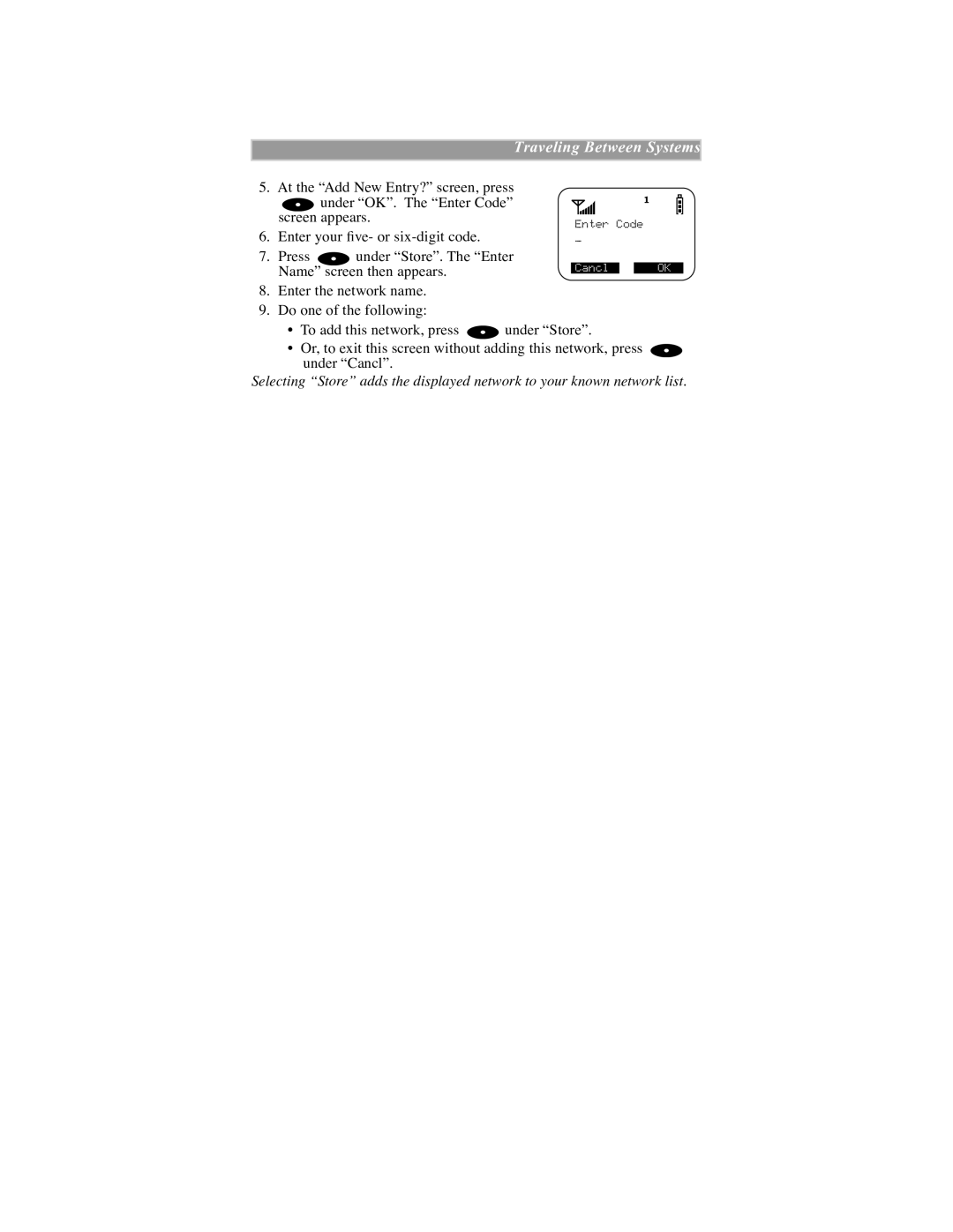 Motorola iDEN manual Enter Code 