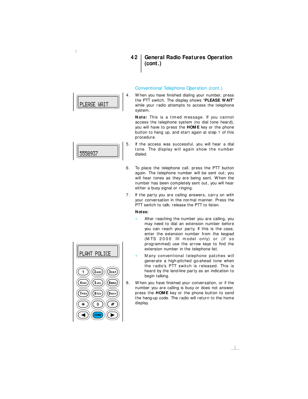 Motorola III operating instructions Jkl 