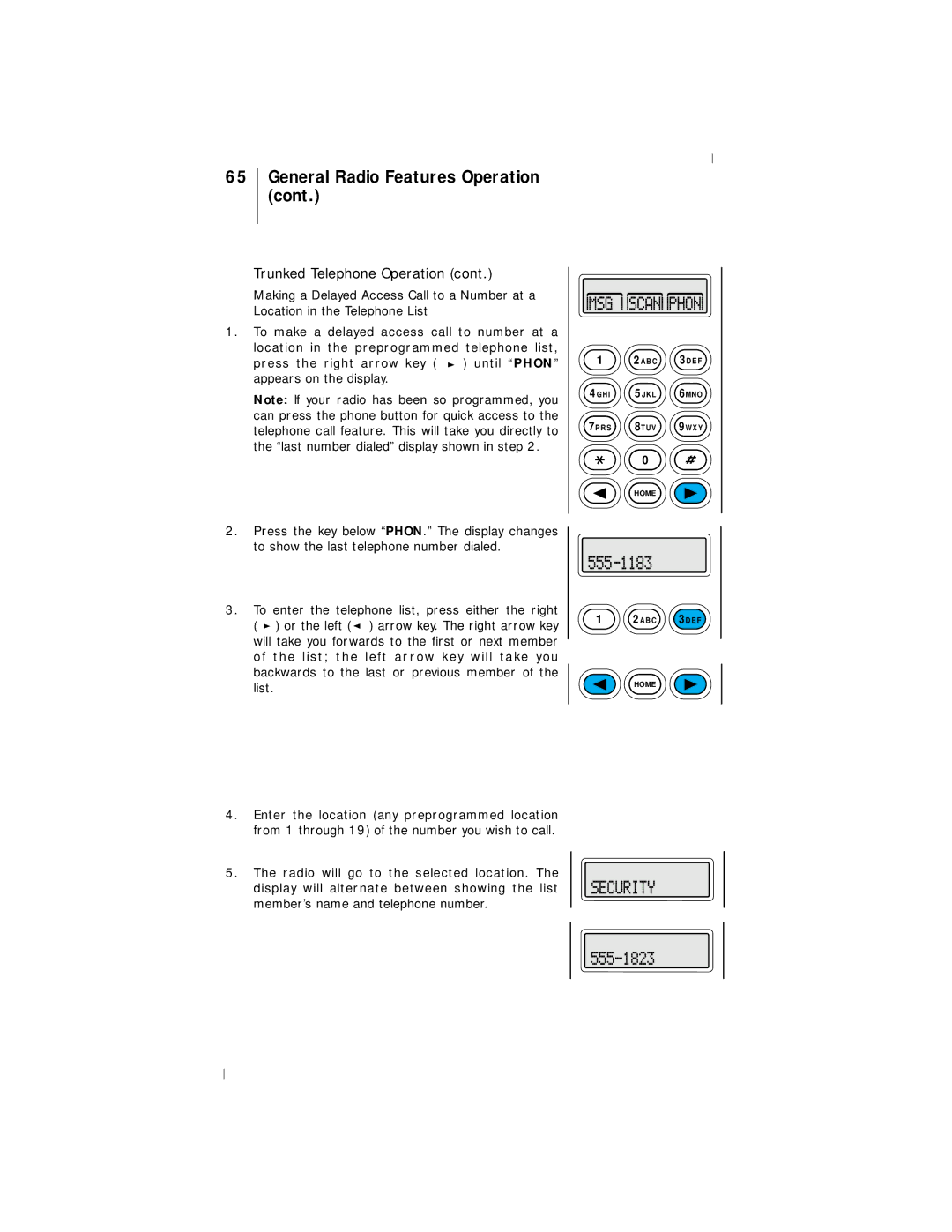 Motorola III operating instructions Jkl 