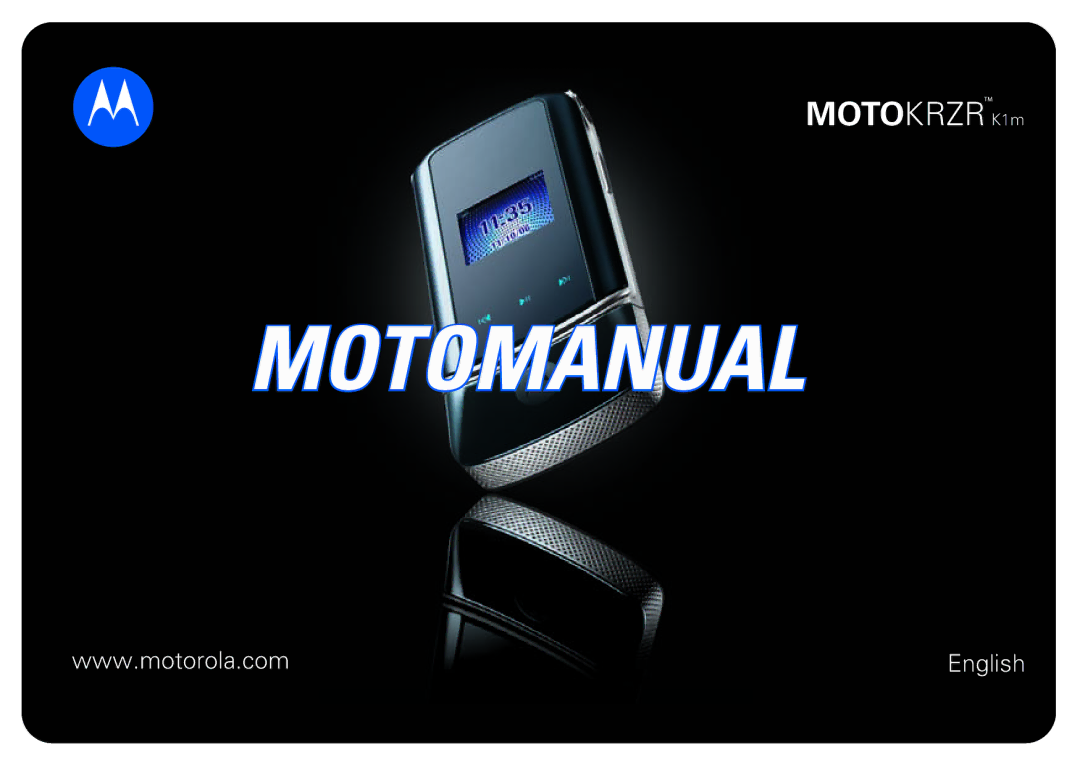 Motorola K1m manual Motomanual 