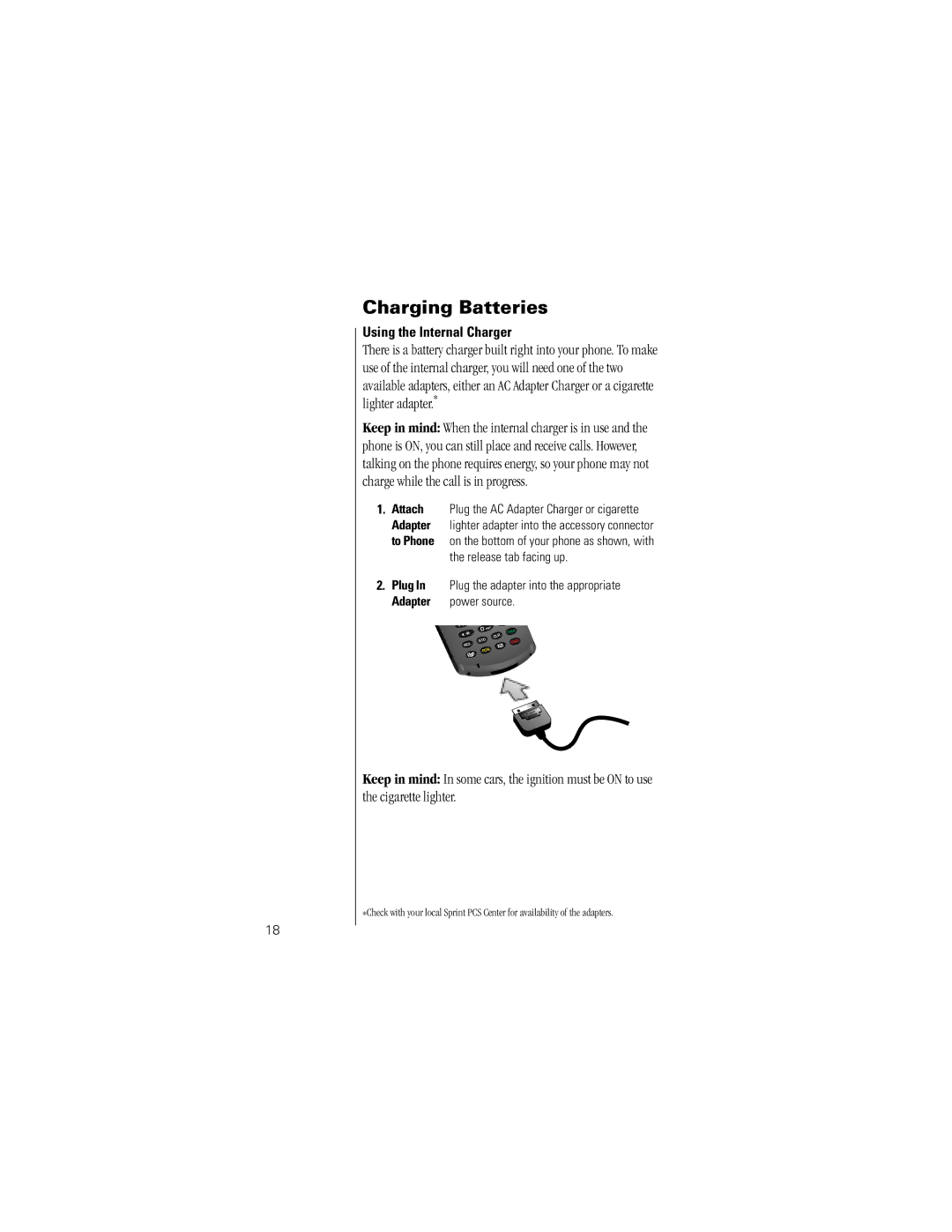 Motorola K1m specifications Charging Batteries, Using the Internal Charger 