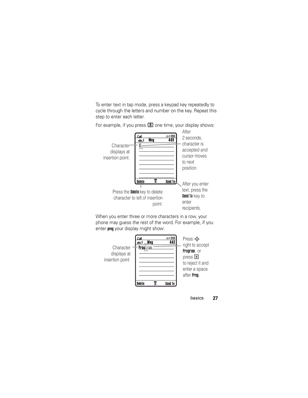 Motorola L2 GSM manual After 