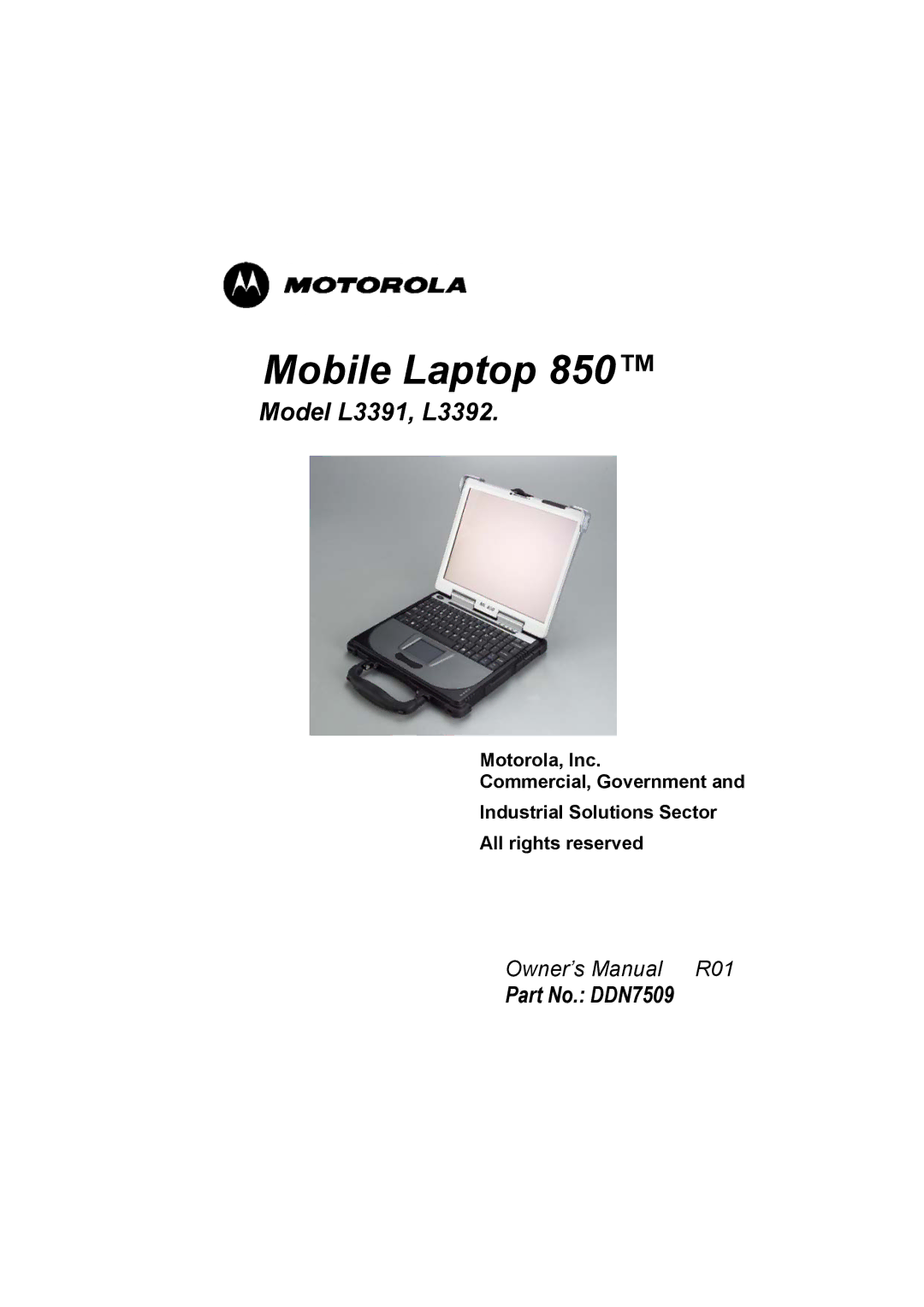 Motorola L3392, L3391 owner manual Mobile Laptop 