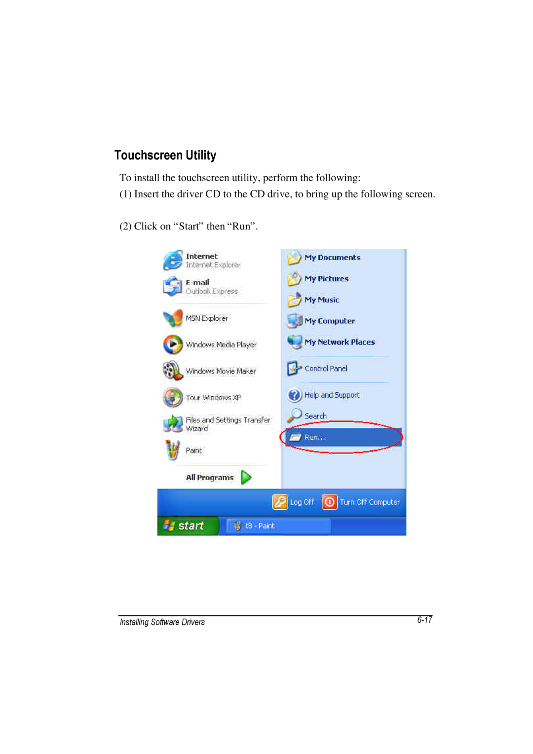 Motorola L3392, L3391 owner manual Touchscreen Utility 