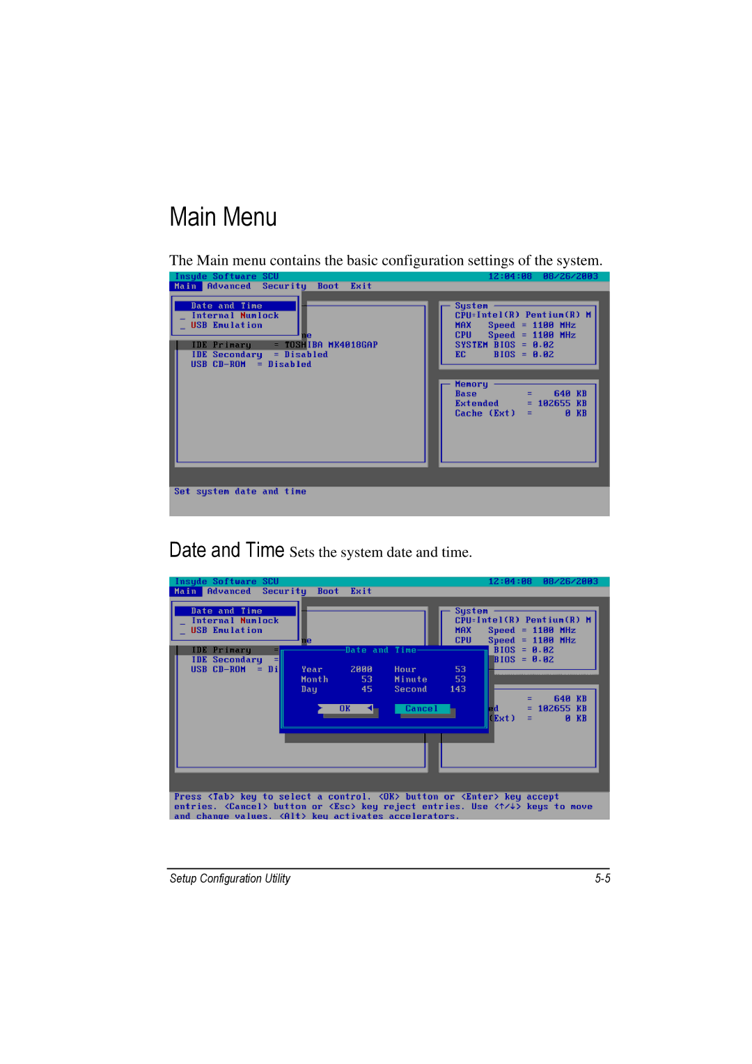 Motorola L3392, L3391 owner manual Main Menu 