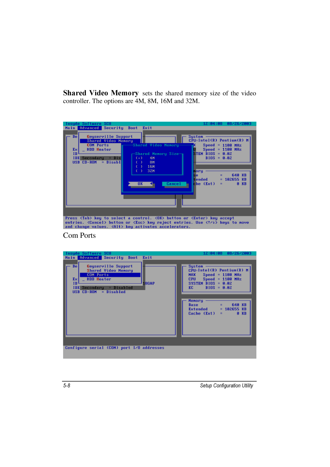 Motorola L3391, L3392 owner manual Com Ports 