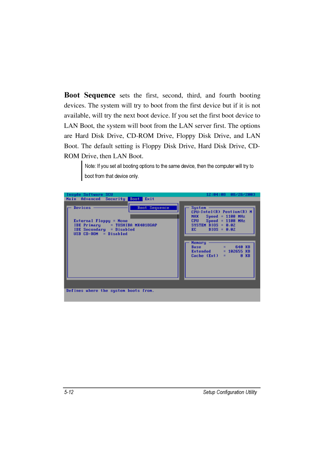 Motorola L3391, L3392 owner manual Boot from that device only 