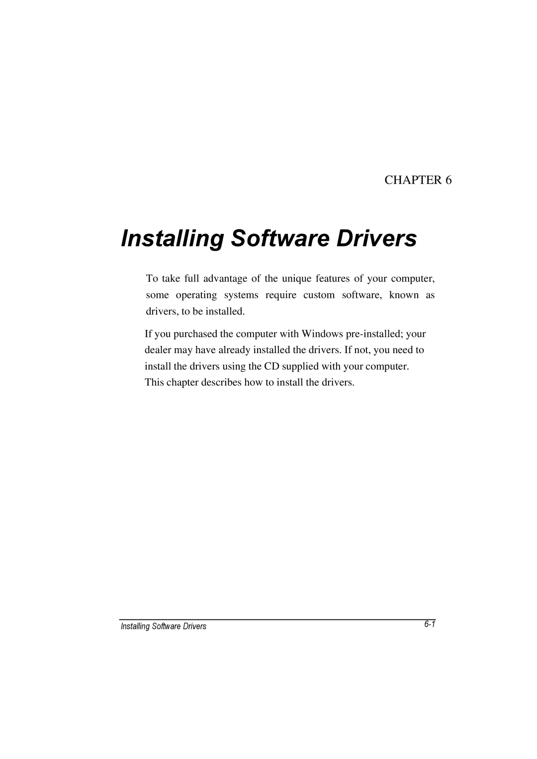 Motorola L3392, L3391 owner manual Installing Software Drivers 