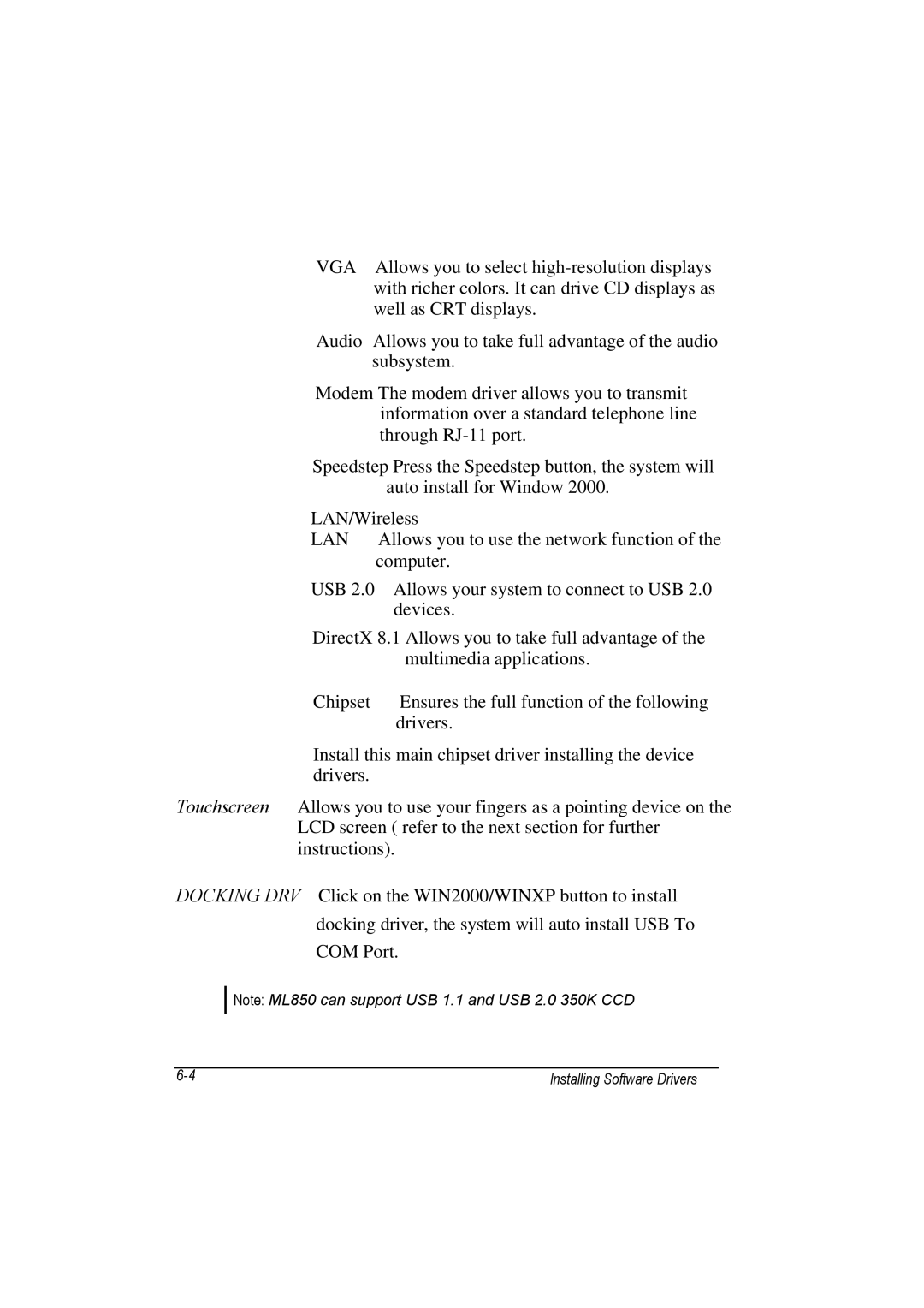 Motorola L3391, L3392 owner manual Installing Software Drivers 