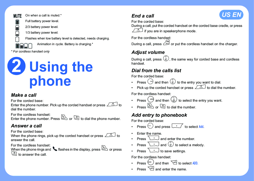 Motorola L404xC manual  8VLQJWKH Skrqh 