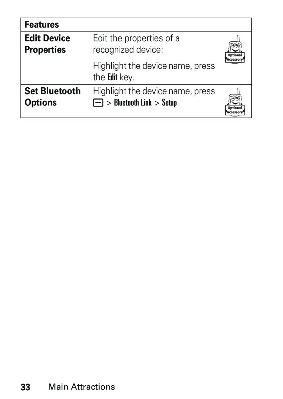 Motorola L6 GSM 1800 MHz, L6 GSM 1900 MHz, L6 GSM 900 MHz user manual Bluetooth Link Setup 