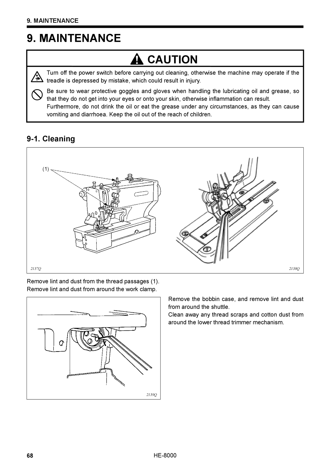 Motorola LH4-B800E, HE-8000 I instruction manual Maintenance, Cleaning 