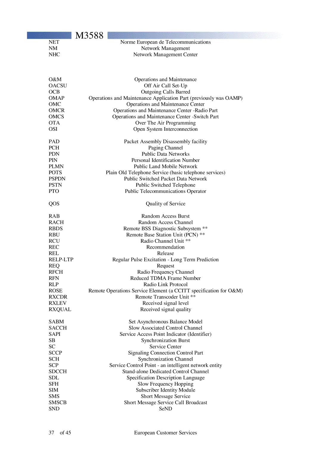 Motorola M3588 service manual Net 