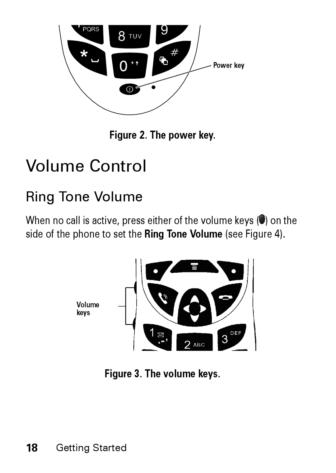 Motorola M930 manual Volume Control, Ring Tone Volume 