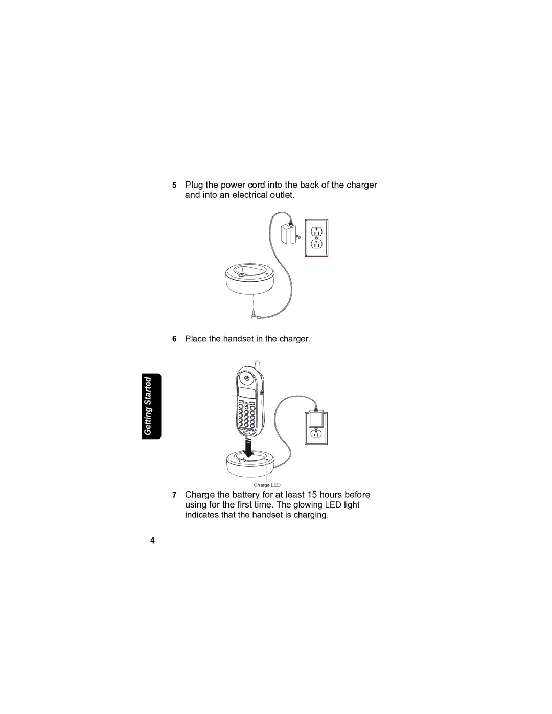 Motorola MA3153 manual Charge LED 