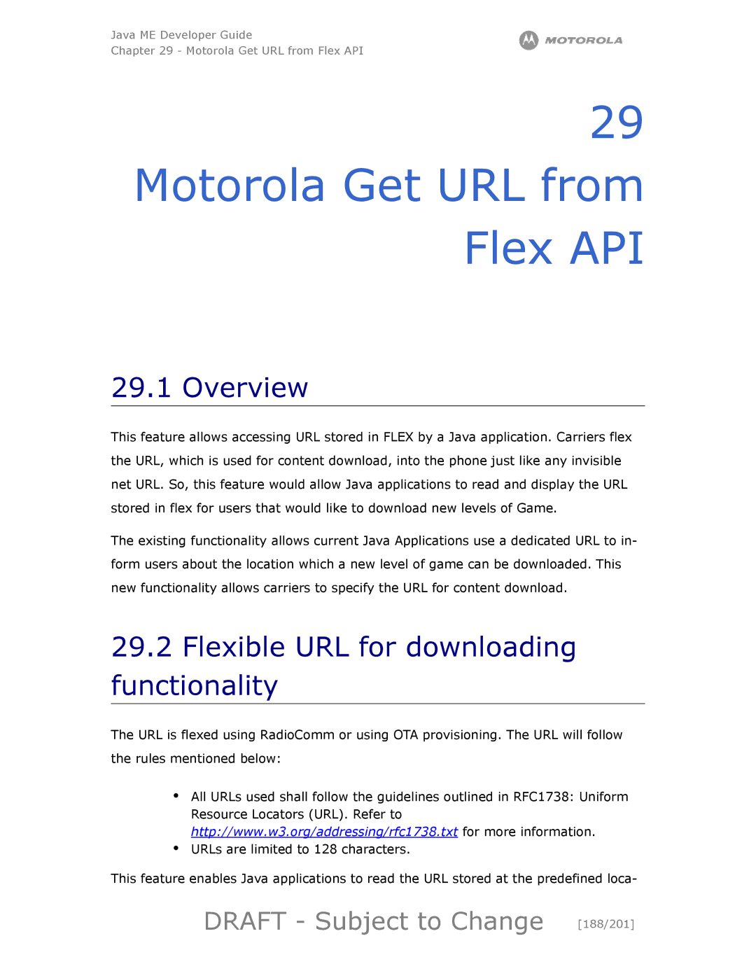 Motorola maxx V6 manual Motorola Get URL from Flex API, Flexible URL for downloading functionality 