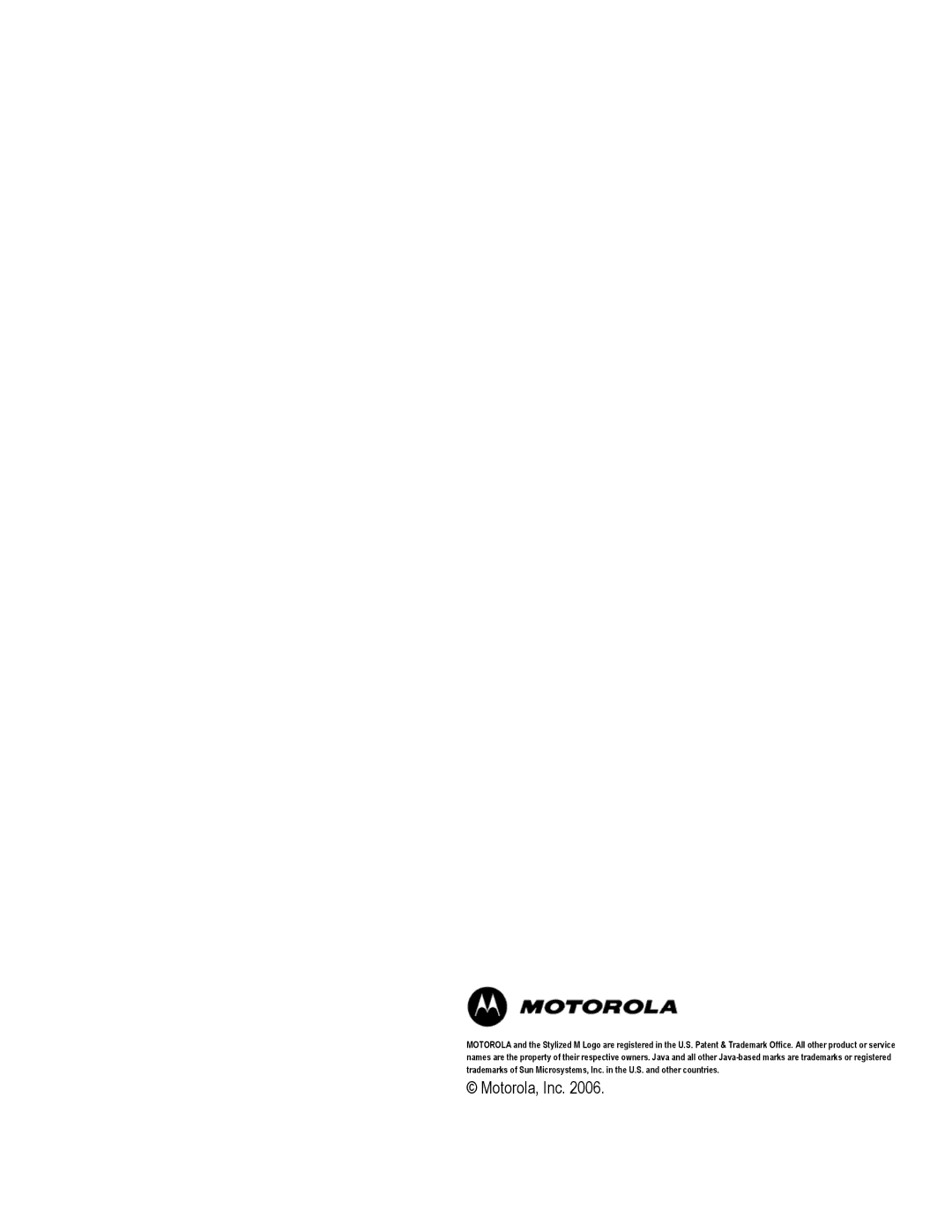 Motorola maxx V6 manual 