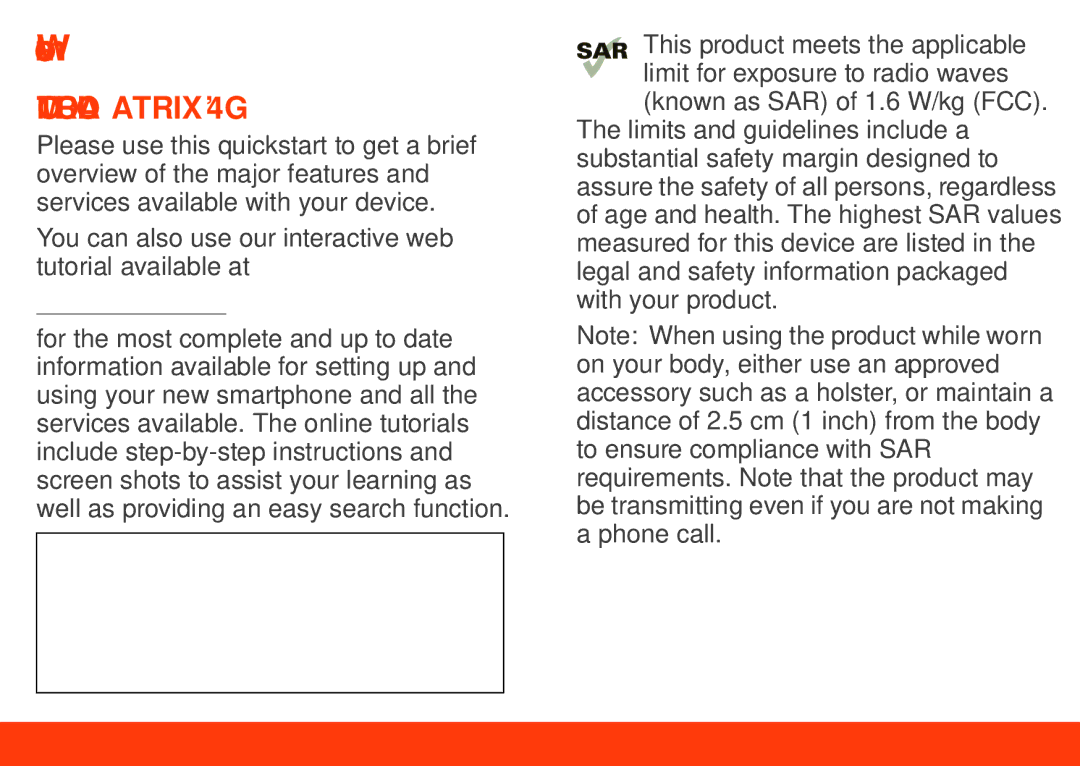 Motorola MB860 manual Welcome, Motorola Atrix 4G 