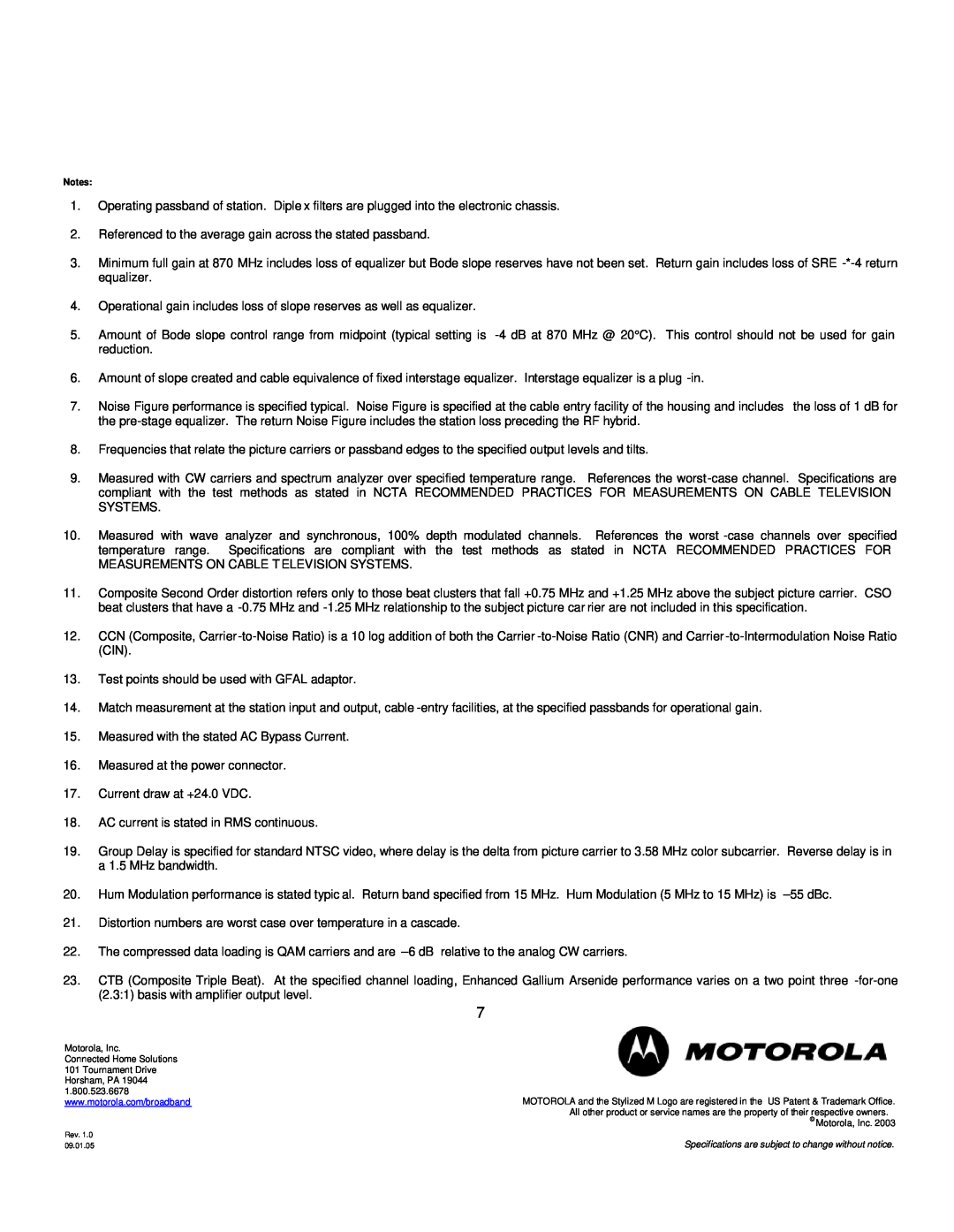 Motorola MB87 specifications Test points should be used with GFAL adaptor 