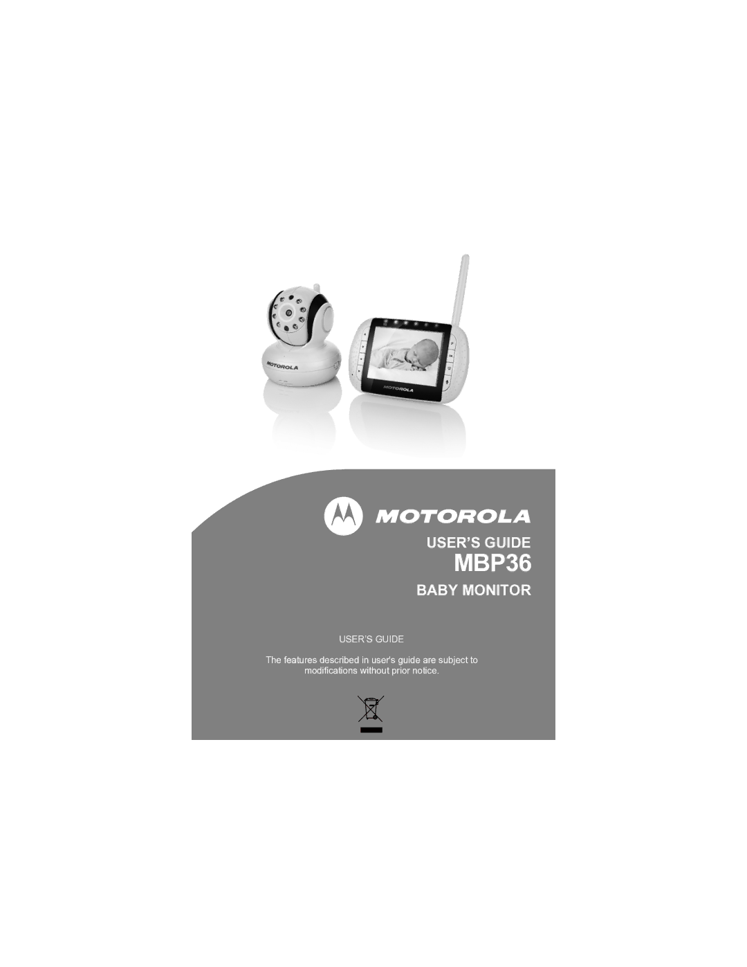 Motorola MBP36 manual 