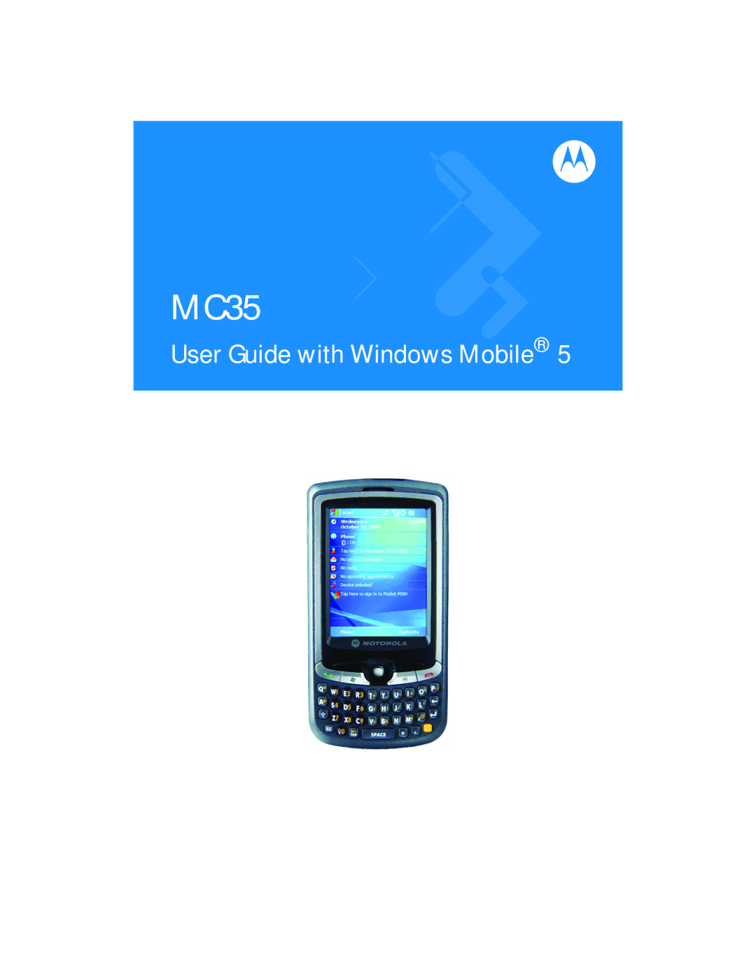 Motorola MC35 manual 