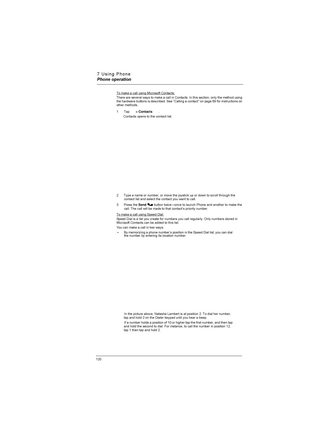 Motorola MC35 manual Tap Contacts . Contacts opens to the contact list 