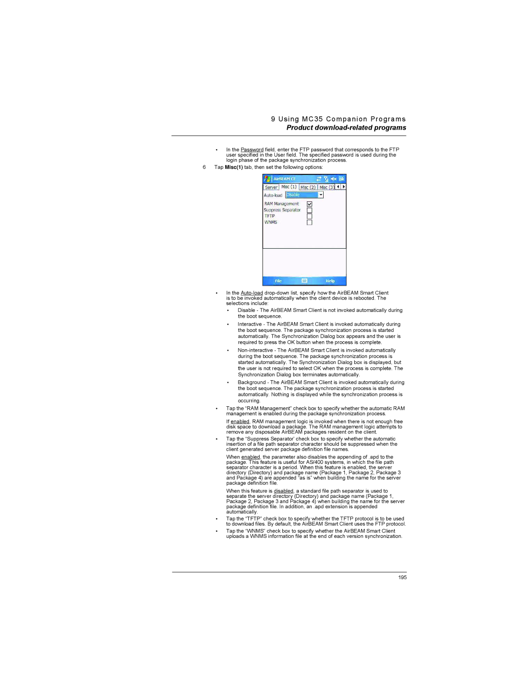 Motorola MC35 manual Product download-related programs 