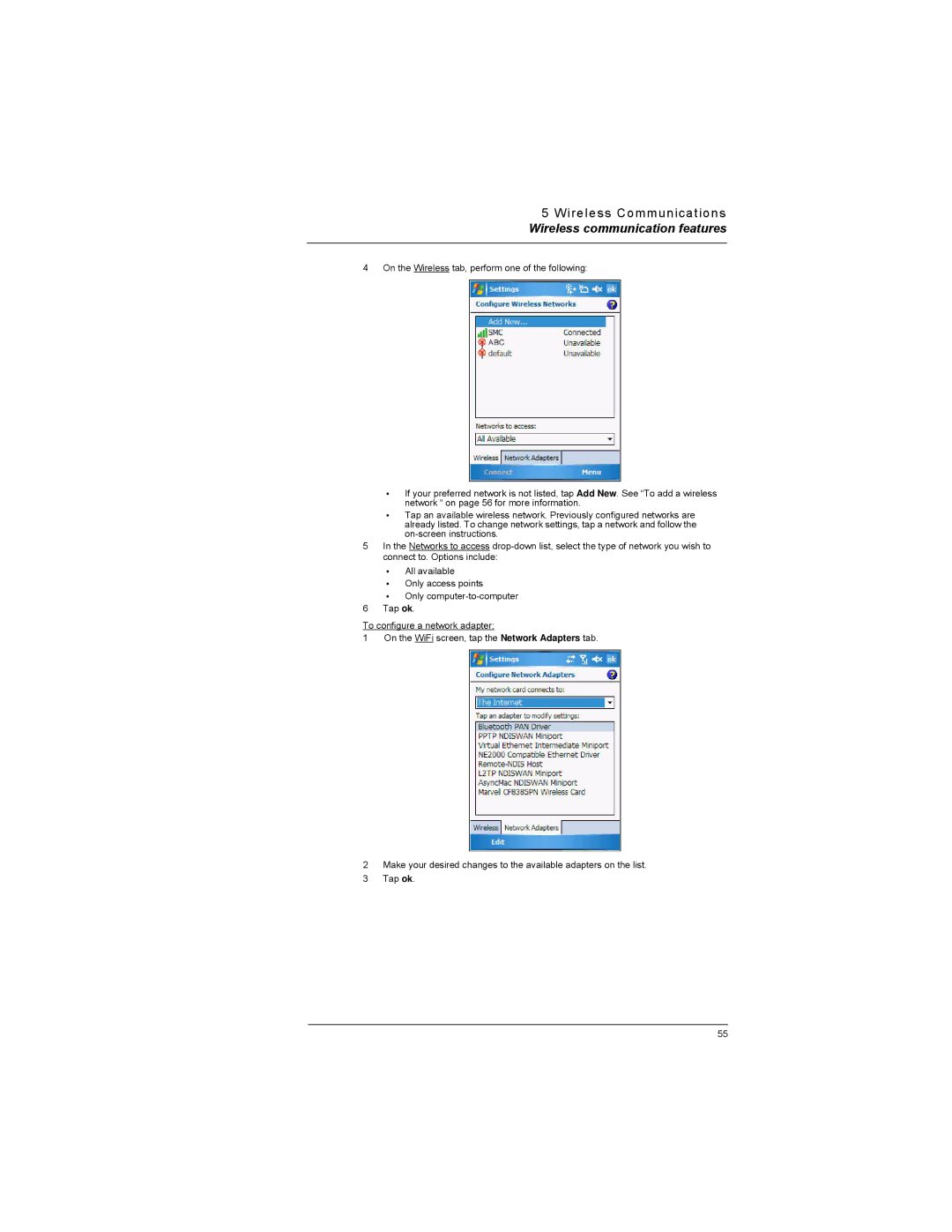 Motorola MC35 manual Wireless communication features 