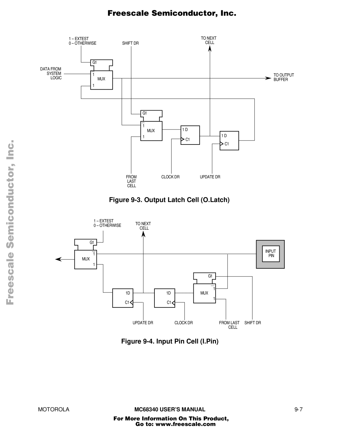 Motorola MC68340 manual Freescale Semiconductor 