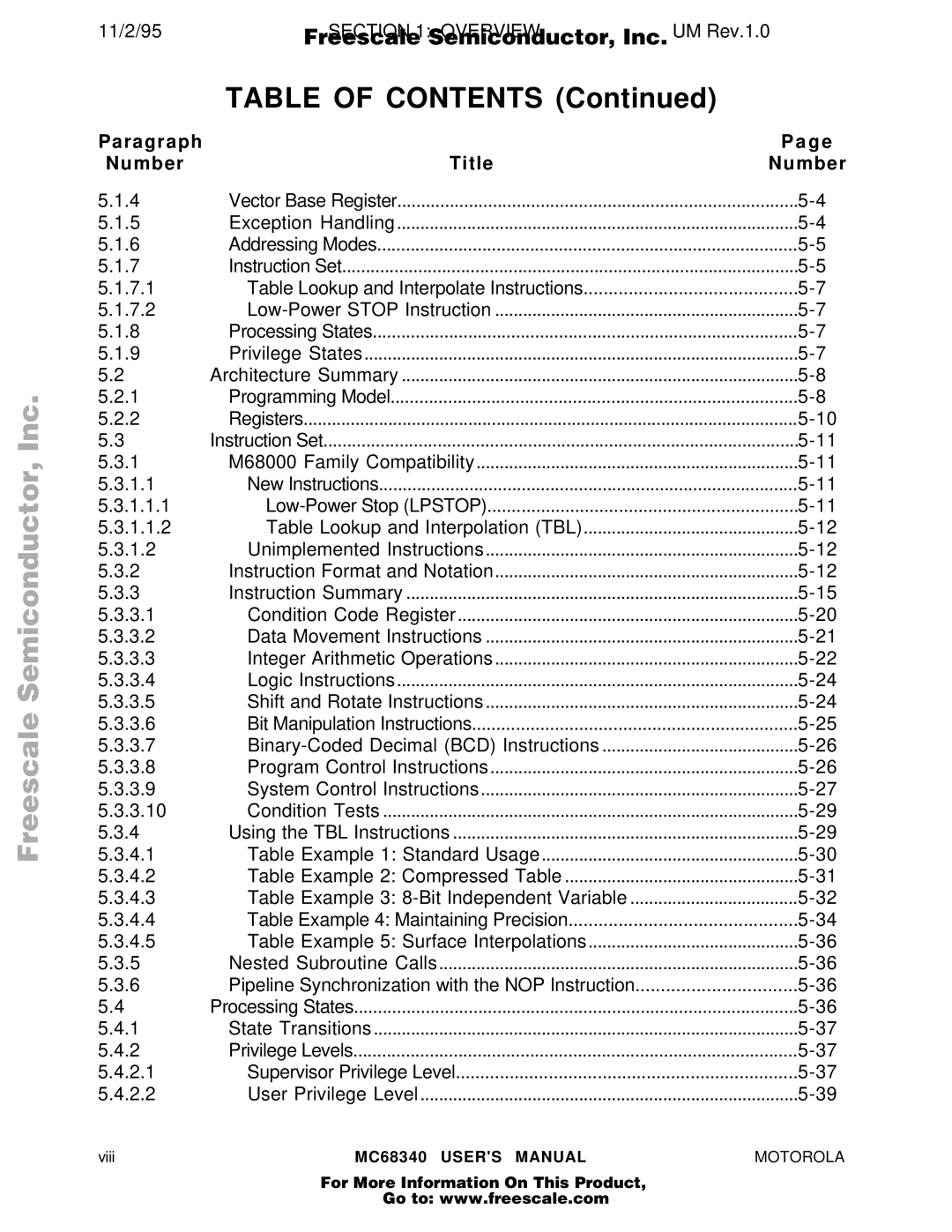 Motorola MC68340 manual Pipeline Synchronization with the NOP Instruction 