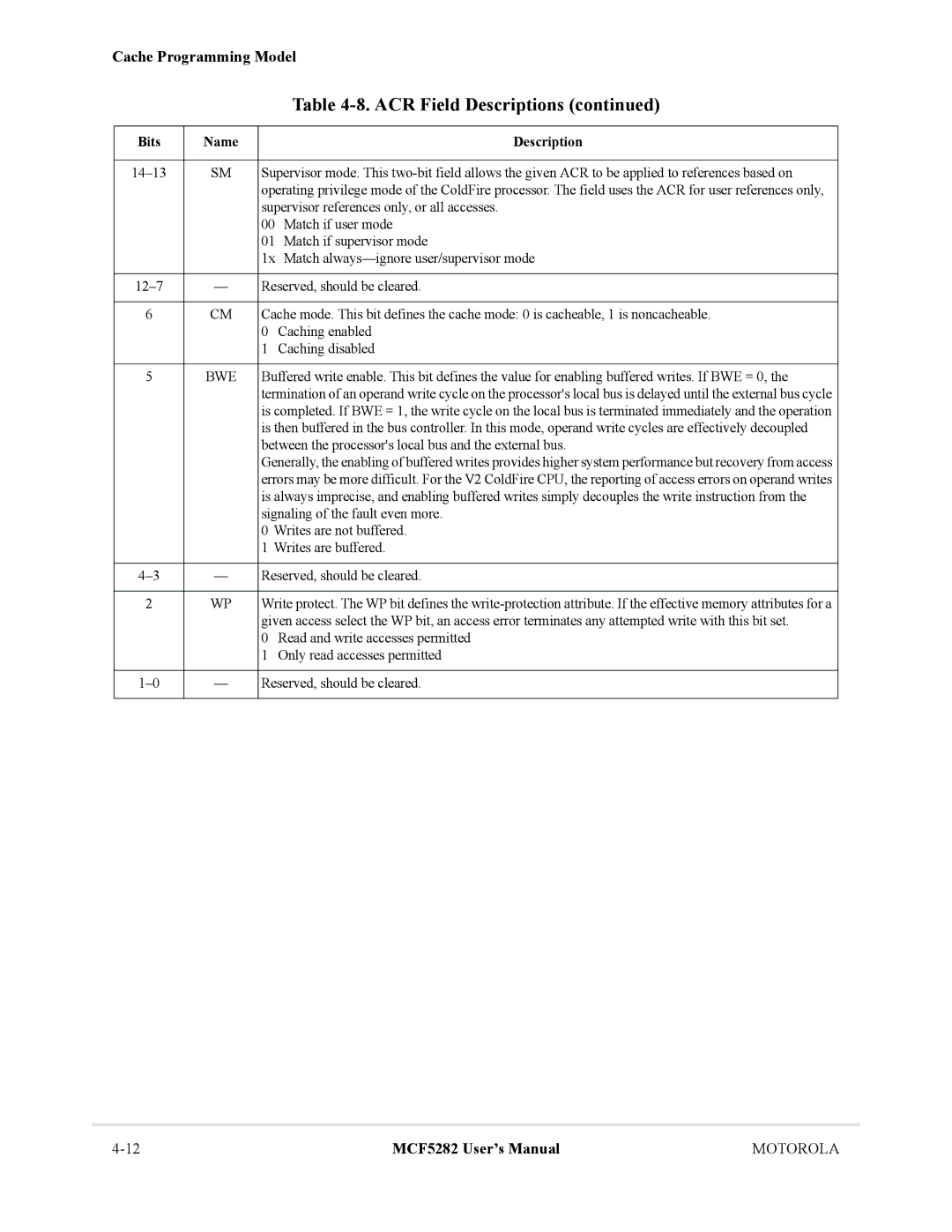 Motorola MCF5282, MCF5281 user manual Bwe, Between the processors local bus and the external bus 