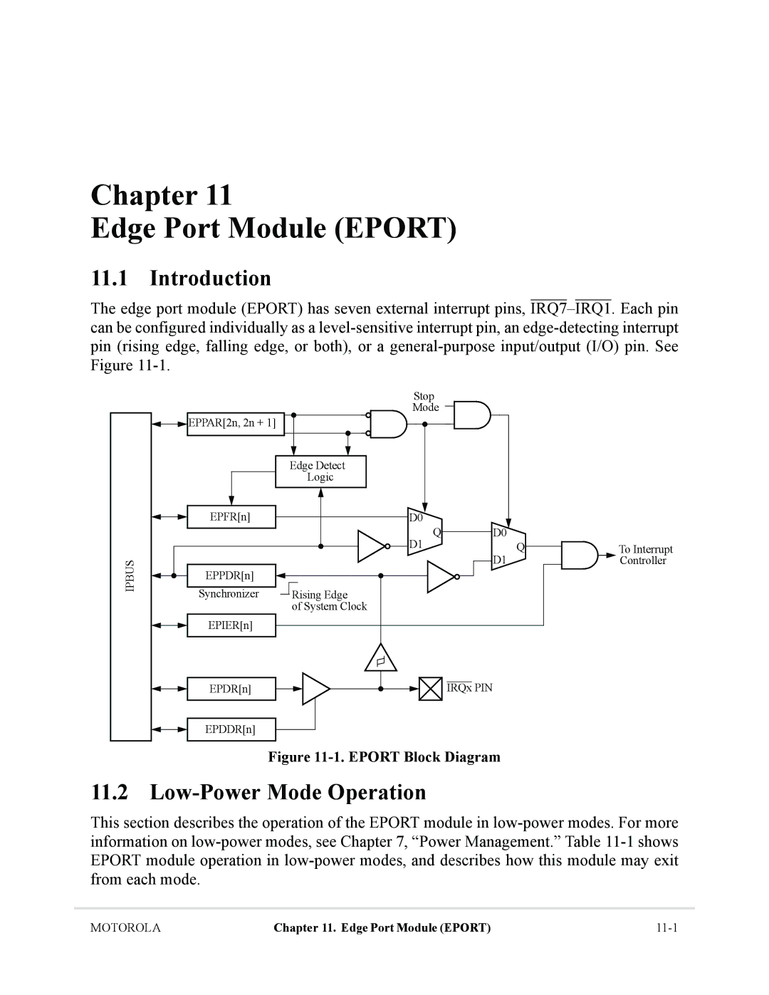 Motorola MCF5281, MCF5282 user manual Introduction, Low-Power Mode Operation, Ipbus 