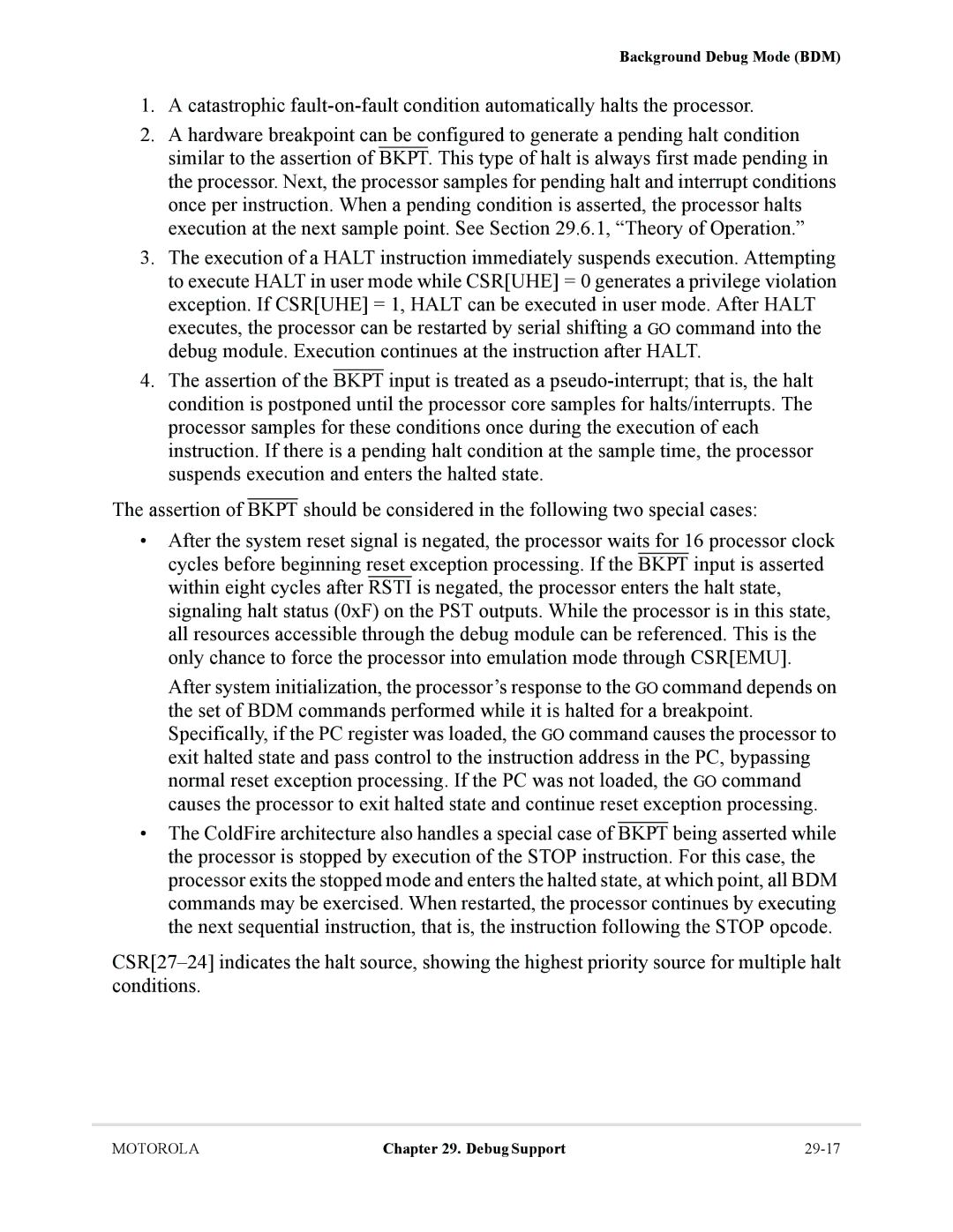 Motorola MCF5281, MCF5282 user manual 29-17 