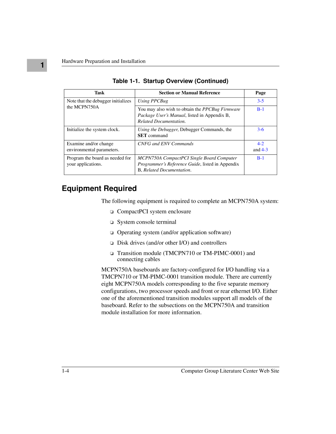 Motorola MCPN750A, IH5 manual Equipment Required, Using PPCBug 