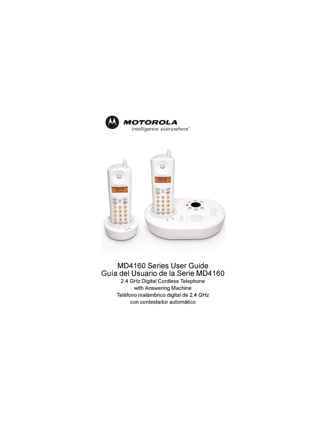 Motorola manual MD4160 Series User Guide Guía del Usuario de la Serie MD4160 