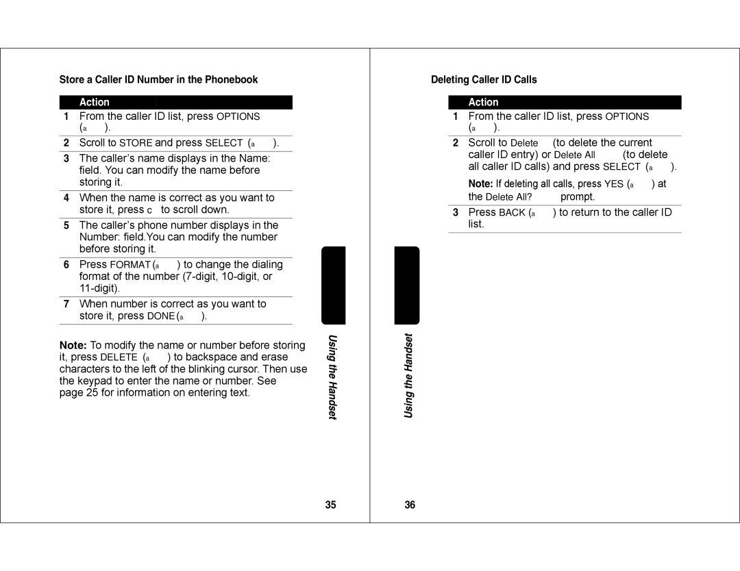 Motorola MD450 manual It, press Delete a to backspace and erase 