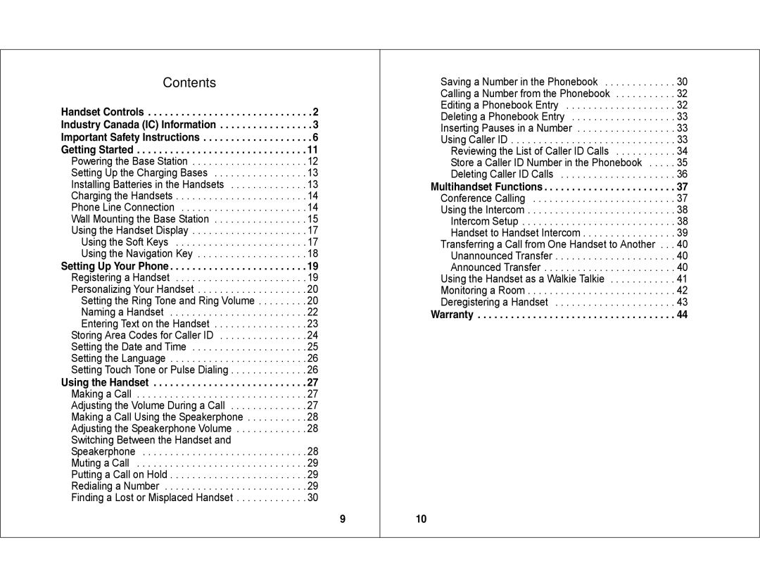 Motorola MD450 manual Contents 