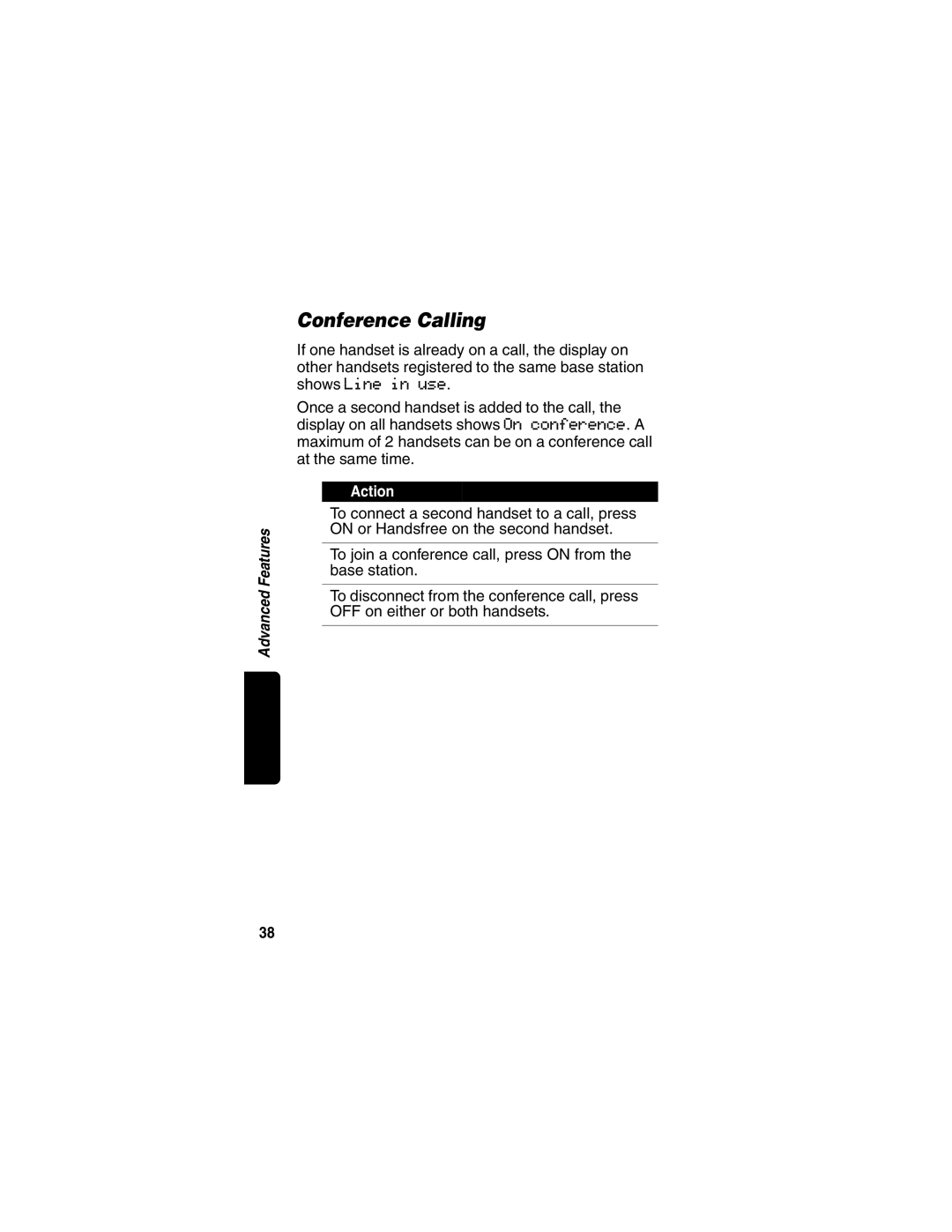 Motorola MD470 manual Conference Calling 