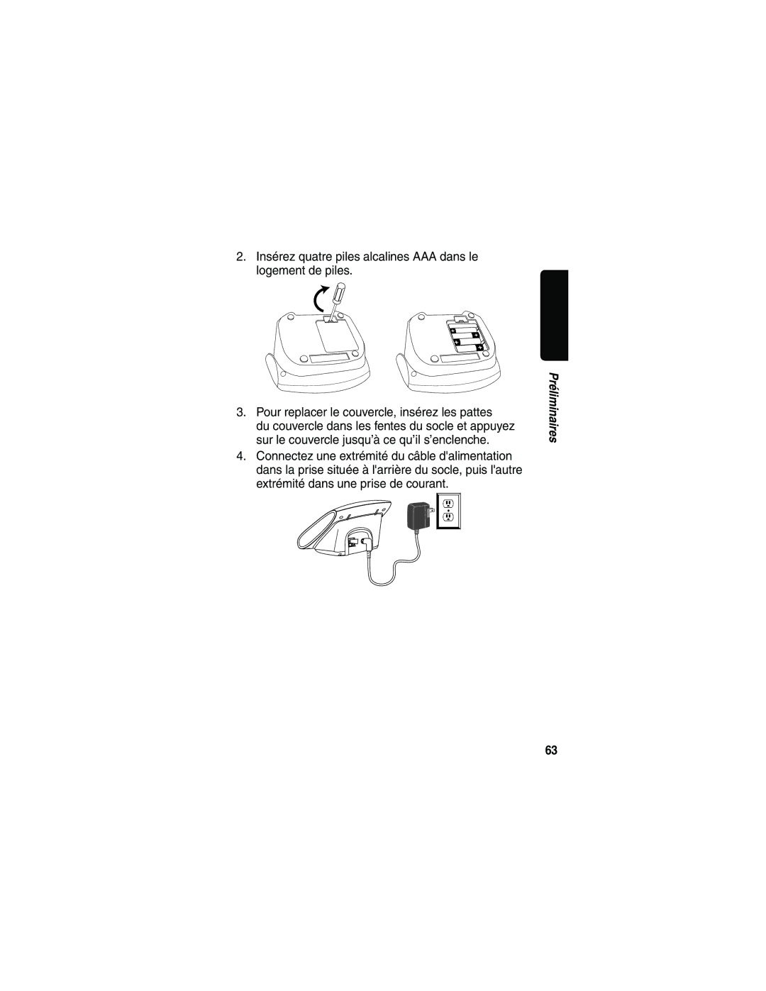 Motorola MD470 manual Préliminaires 