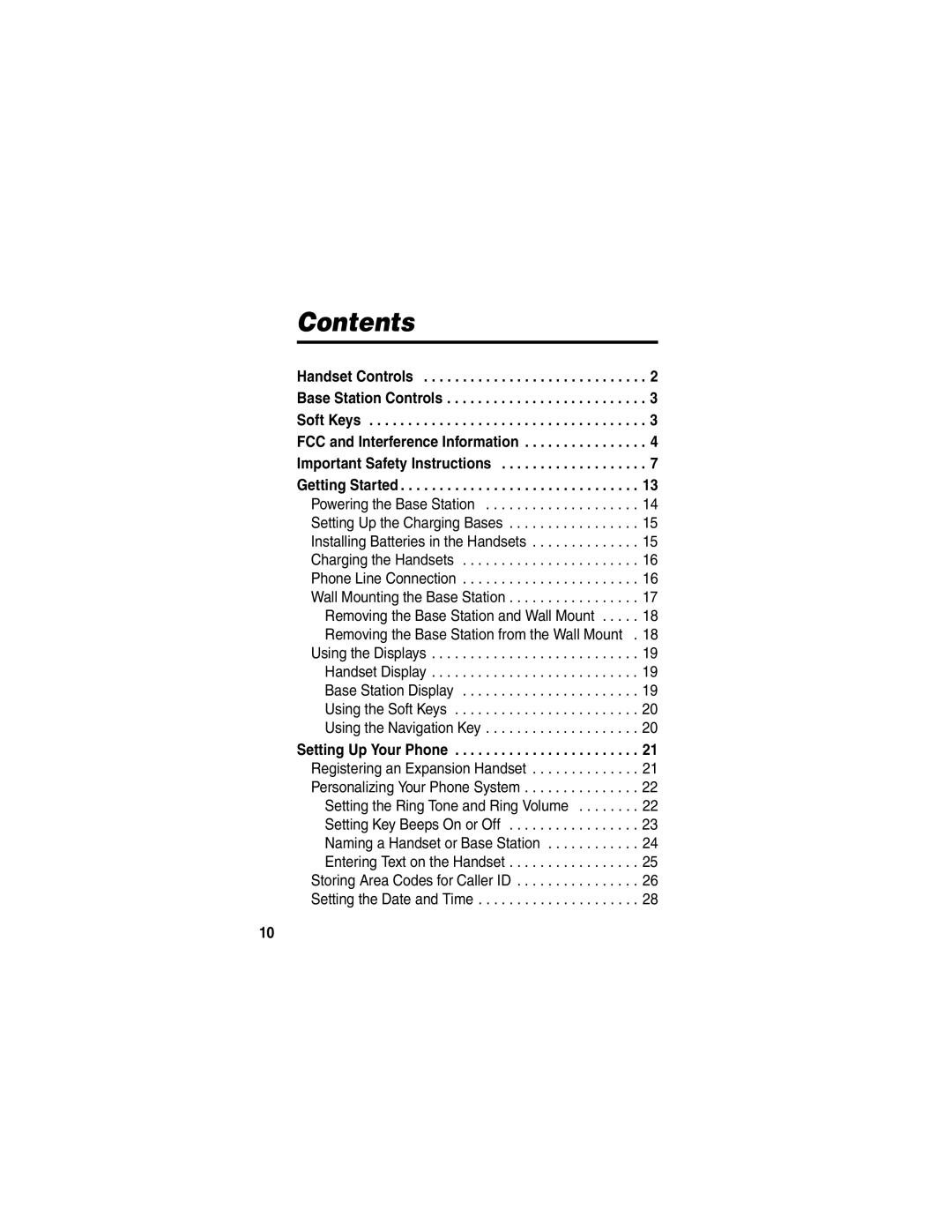 Motorola MD480 Series manual Contents 