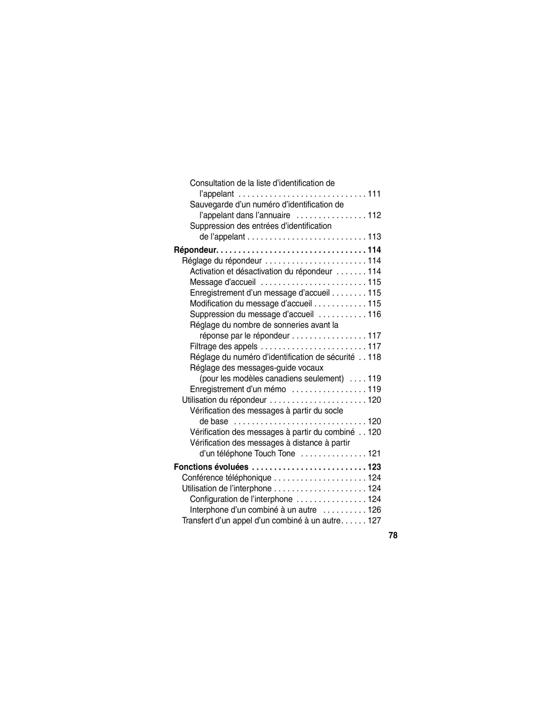 Motorola MD481 manual Suppression des entrées d’identification 