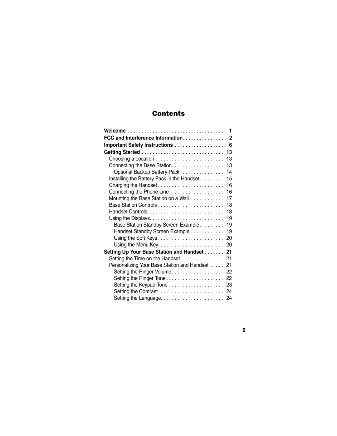 Motorola MD680 manual Contents 