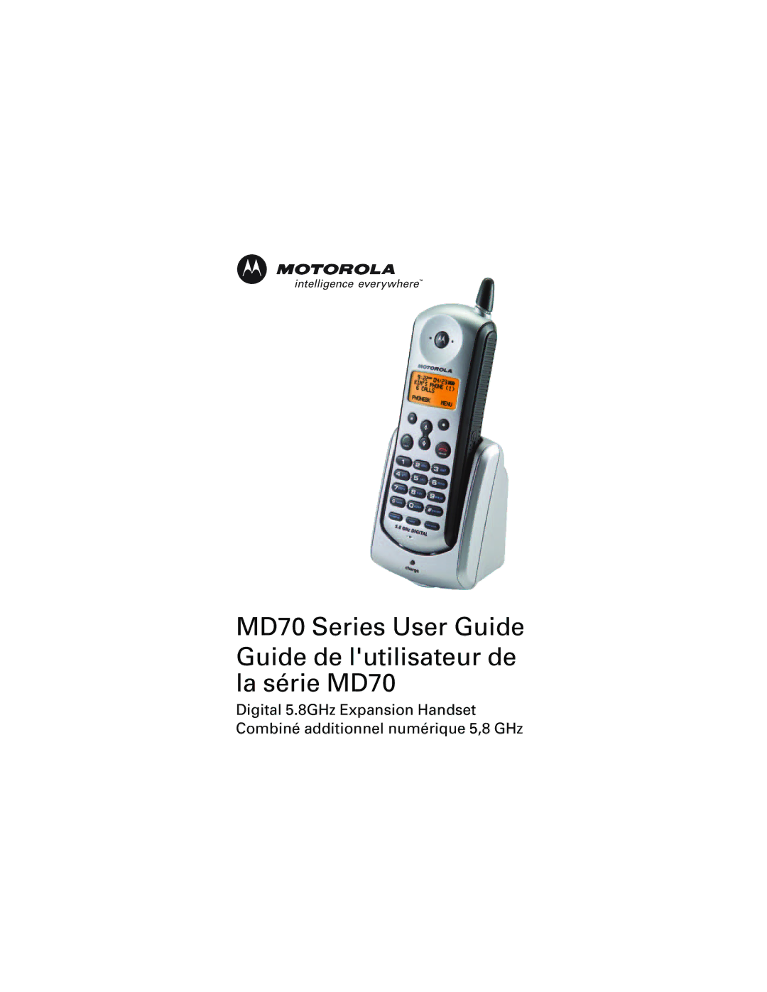 Motorola MD70 manual 