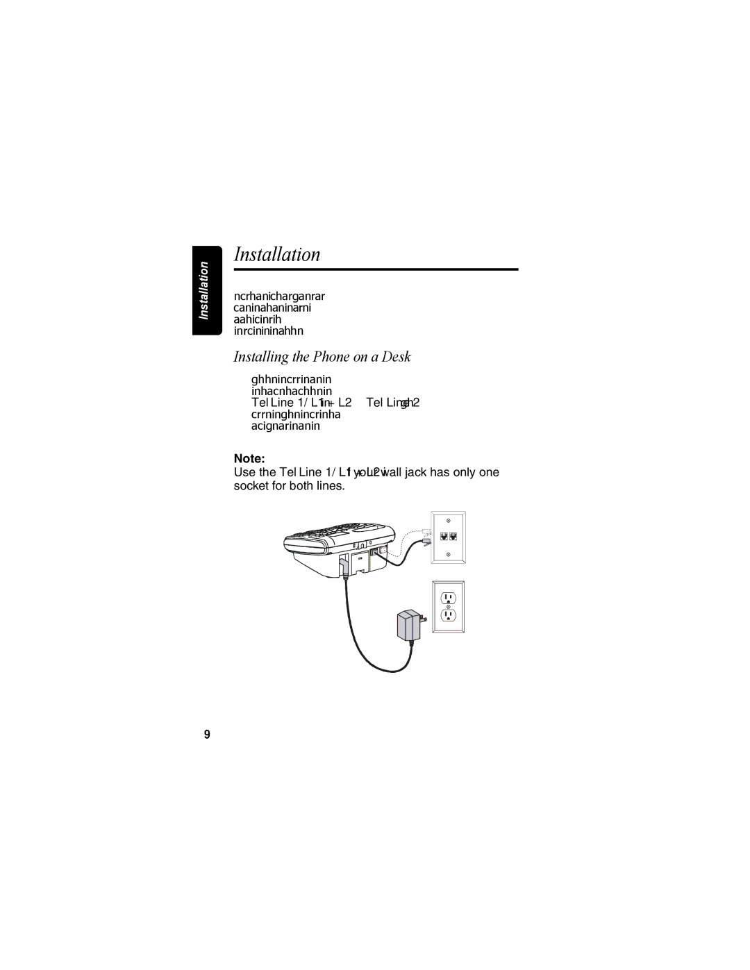 Motorola MD7080 Series manual Installation, Installing the Phone on a Desk 