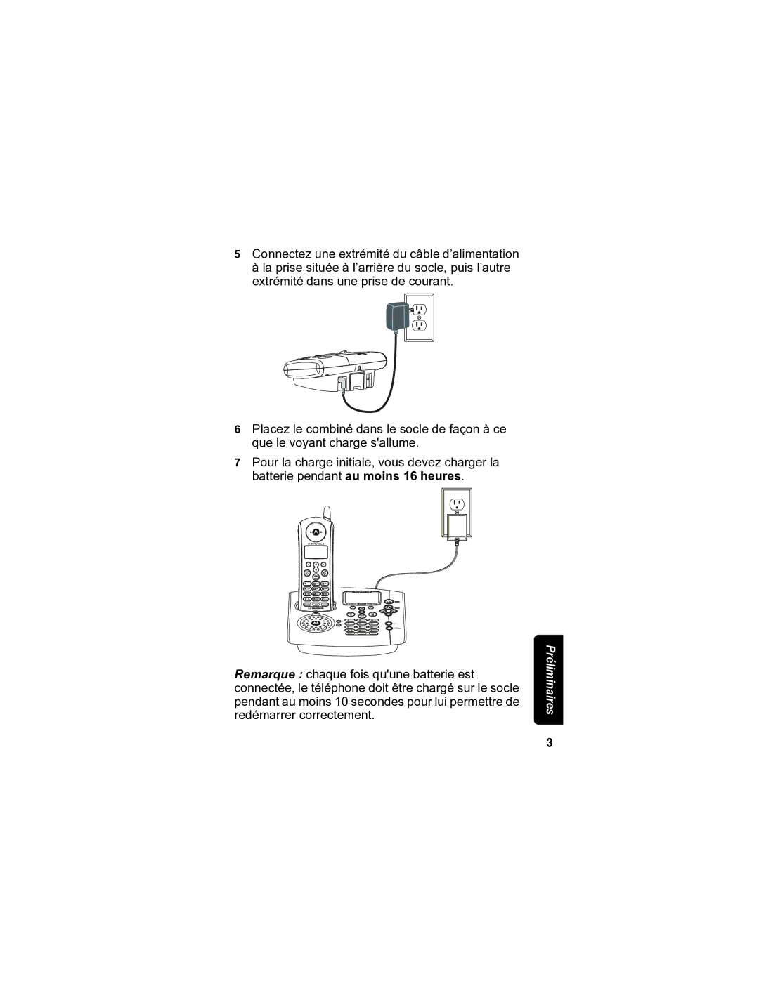 Motorola MD7080 manual Préliminaires 