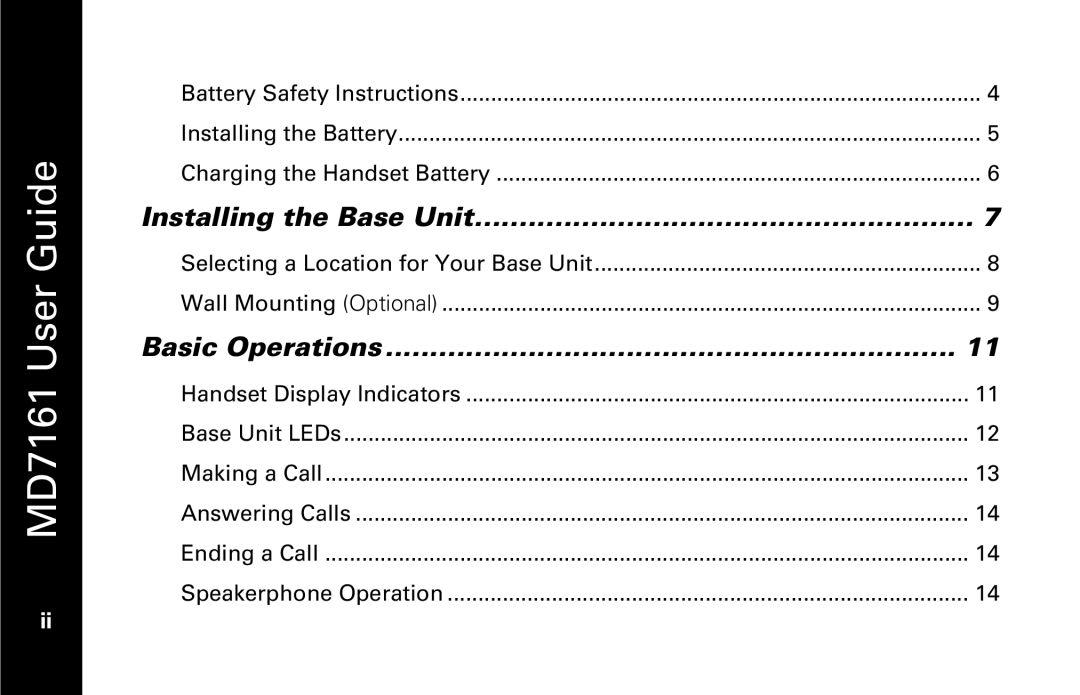 Motorola manual MD7161 GuideUser 