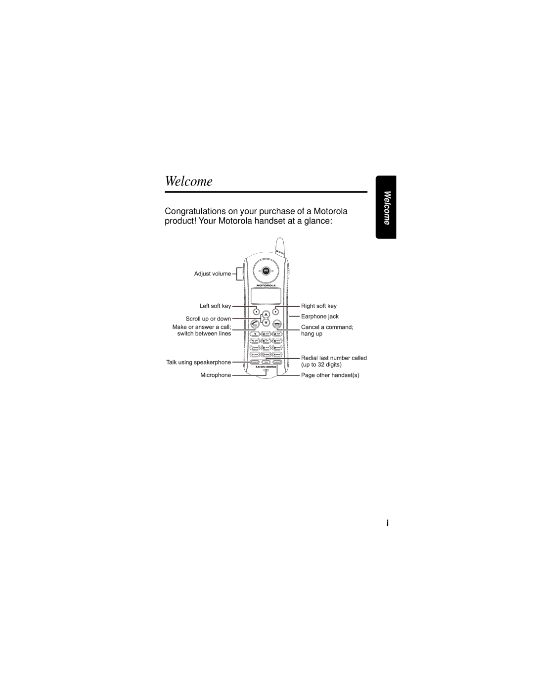 Motorola MD760 manual Welcome 