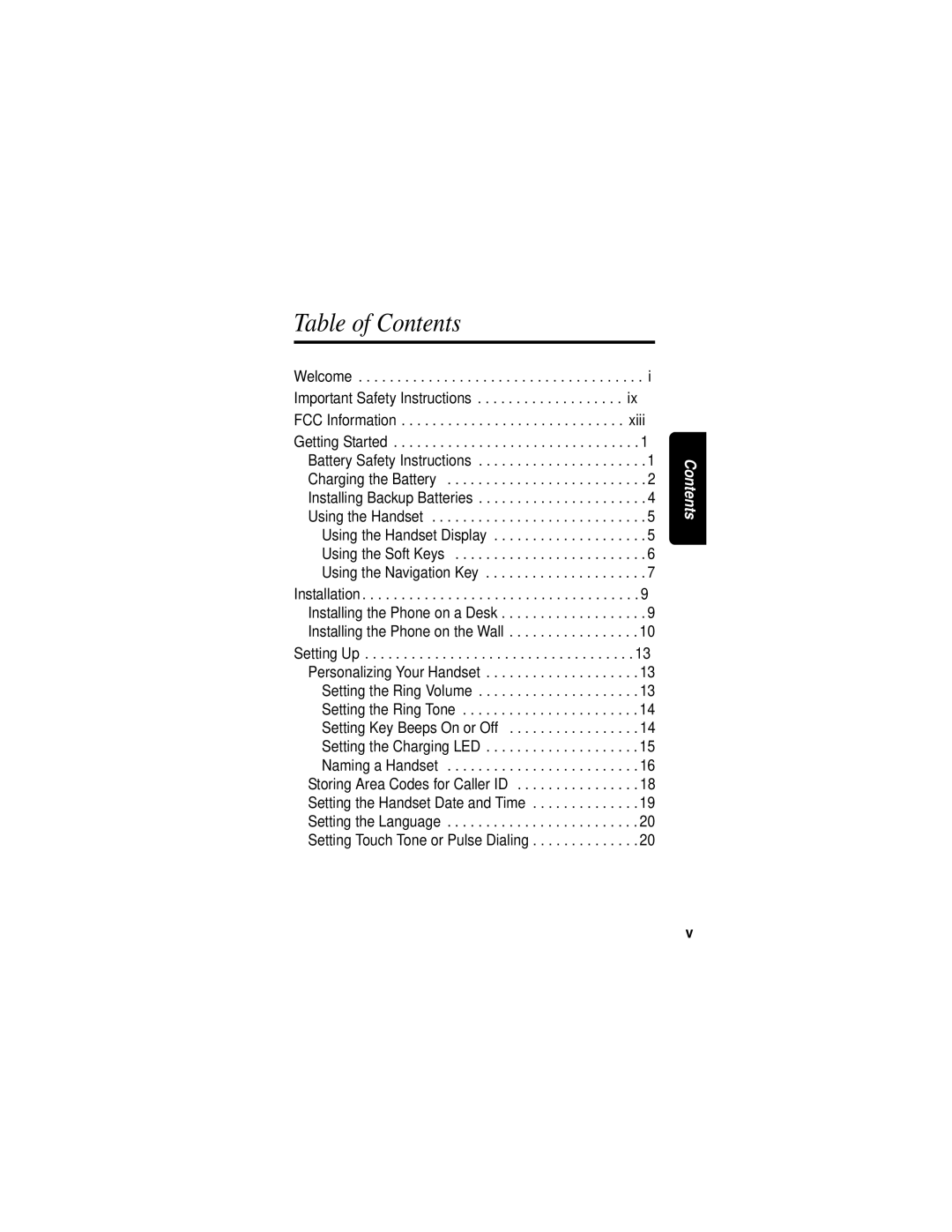 Motorola MD760 manual Table of Contents 