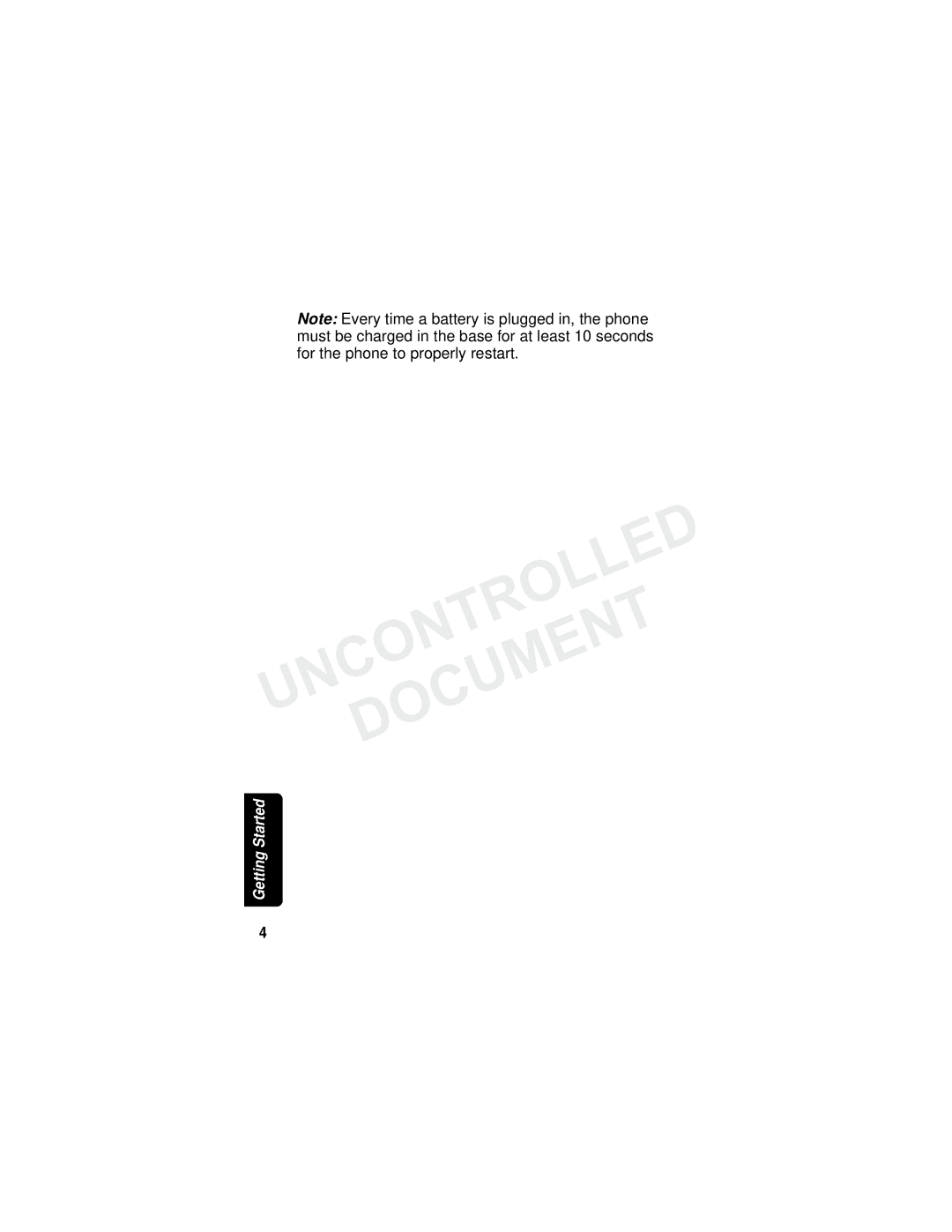 Motorola MD780 Series manual Uncontrolleddocument 